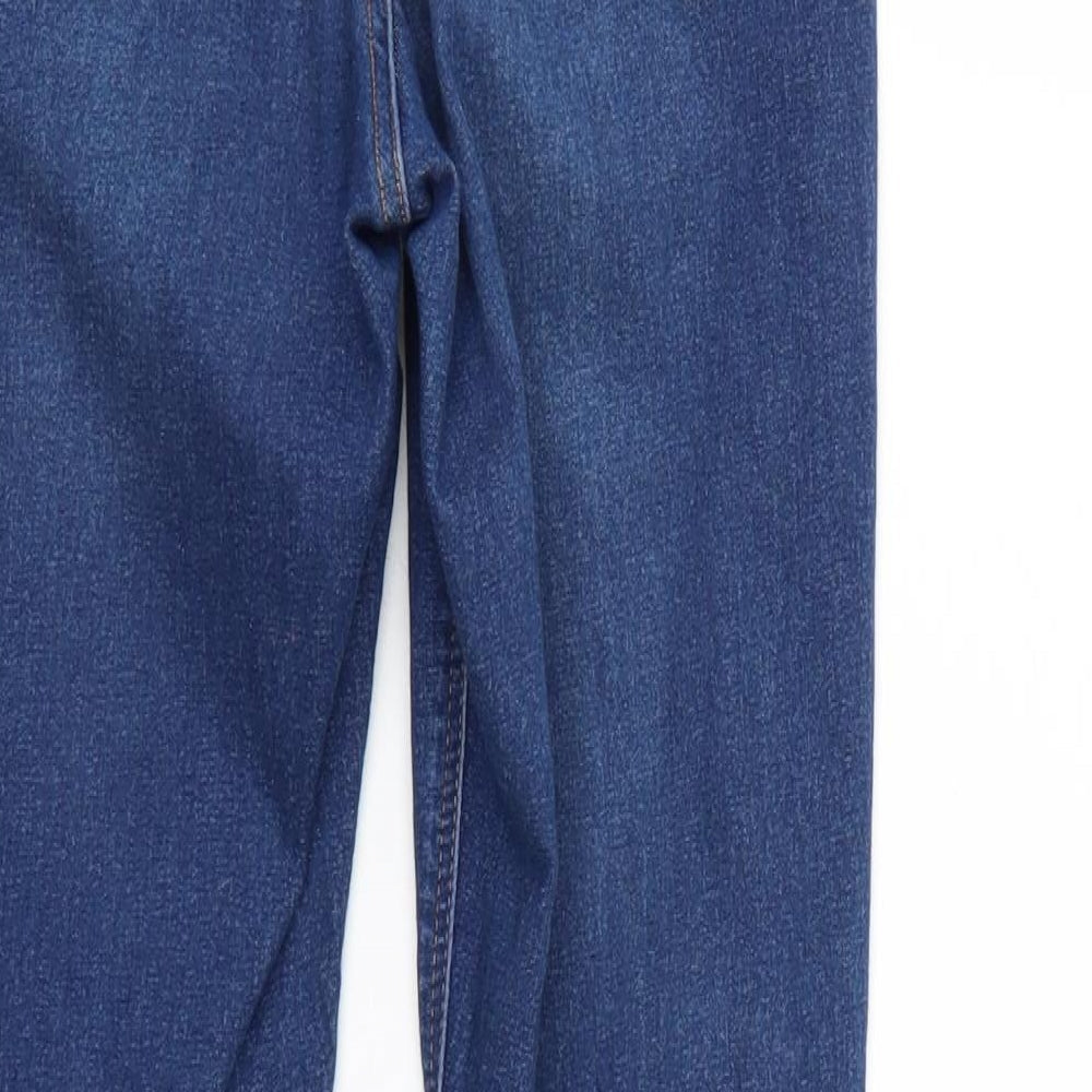 Mens UK Size 28 Top Shop Regular Fit Skinny Blue Jeans