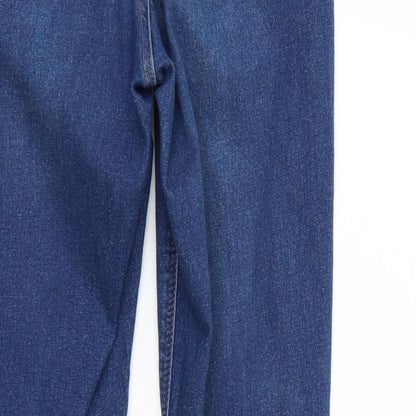 Mens UK Size 28 Top Shop Regular Fit Skinny Blue Jeans