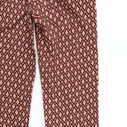 Womens UK Size 6 H&M Regular Fit  Multicoloured Trousers