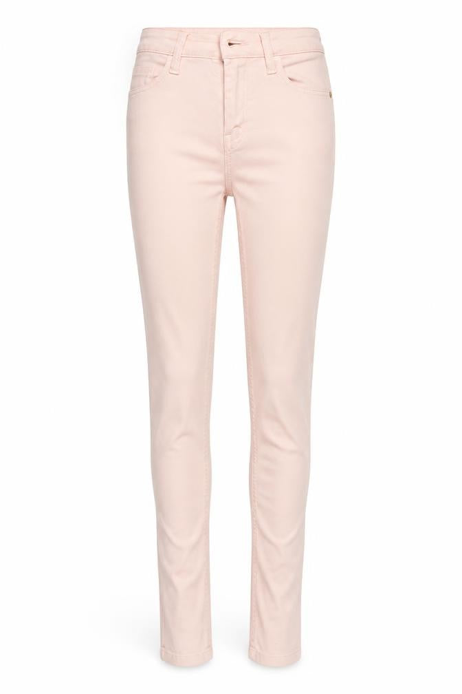 Womens UK Size 6 Stradivarius Regular Fit Skinny Pink Jeans