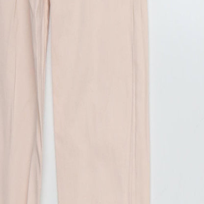 Womens UK Size 6 Stradivarius Regular Fit Skinny Pink Jeans