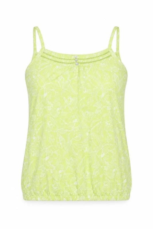 Womens UK Size 12 BM Green Basic Tank