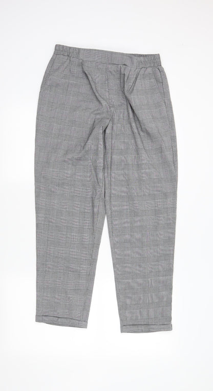 Womens UK Size XL sinsay Regular Fit Dress Pants Grey Trousers