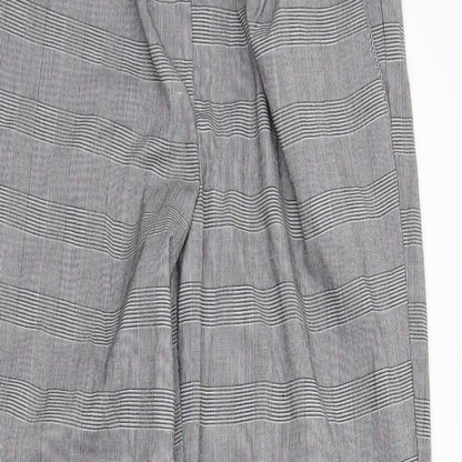 Womens UK Size XL sinsay Regular Fit Dress Pants Grey Trousers