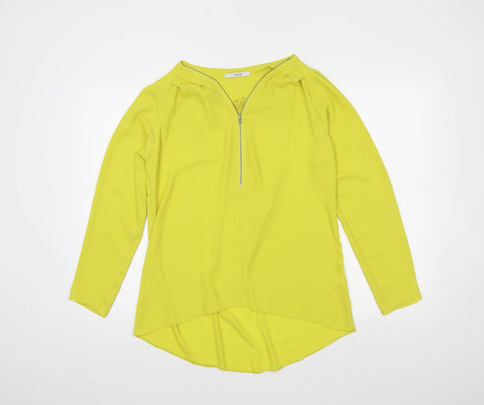 George Womens Yellow   Basic Blouse Size 8