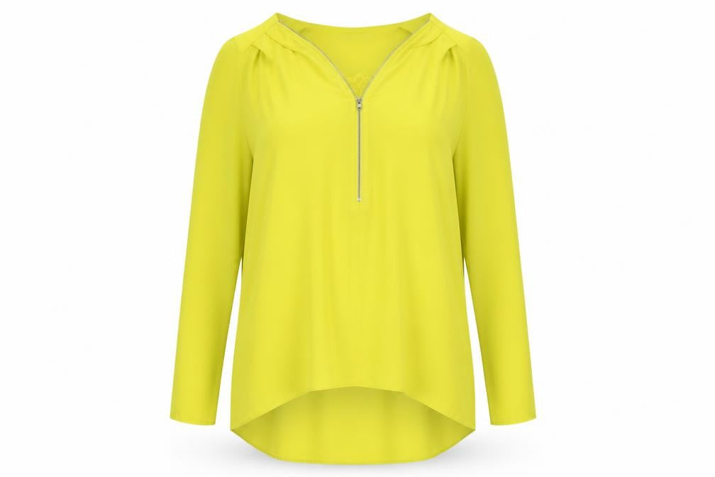Womens UK Size 8 George Yellow Basic Blouse