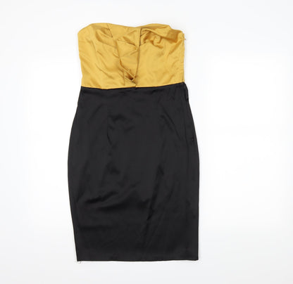 Goddess Womens Black   Bodycon  Size 10