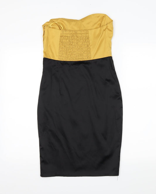 Goddess Womens Black   Bodycon  Size 10