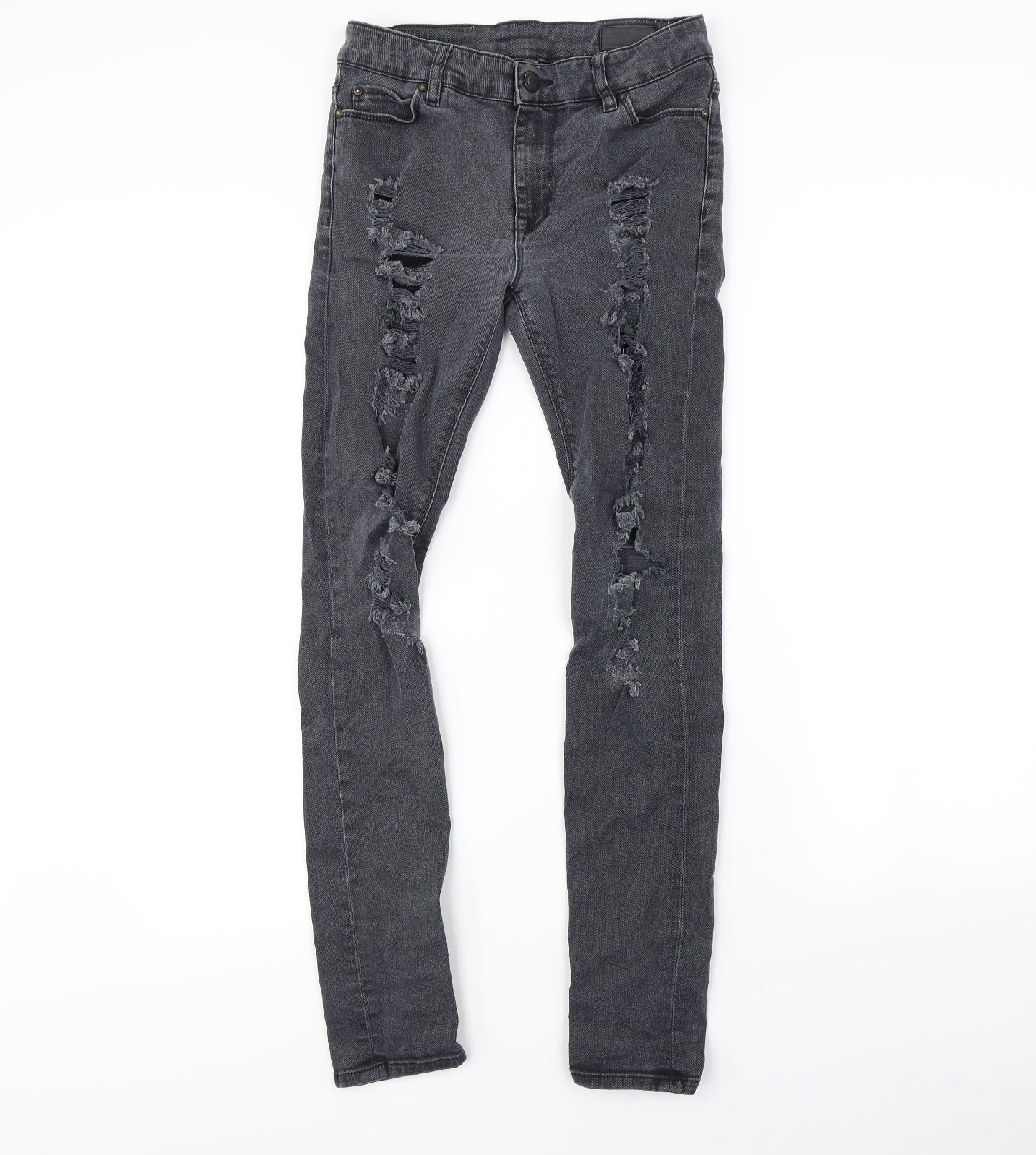 ASOS Womens Black   Straight Jeans Size 28 in L30 in