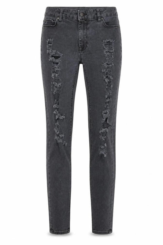 Womens UK Size 28 in ASOS Regular Fit Straight Black Jeans