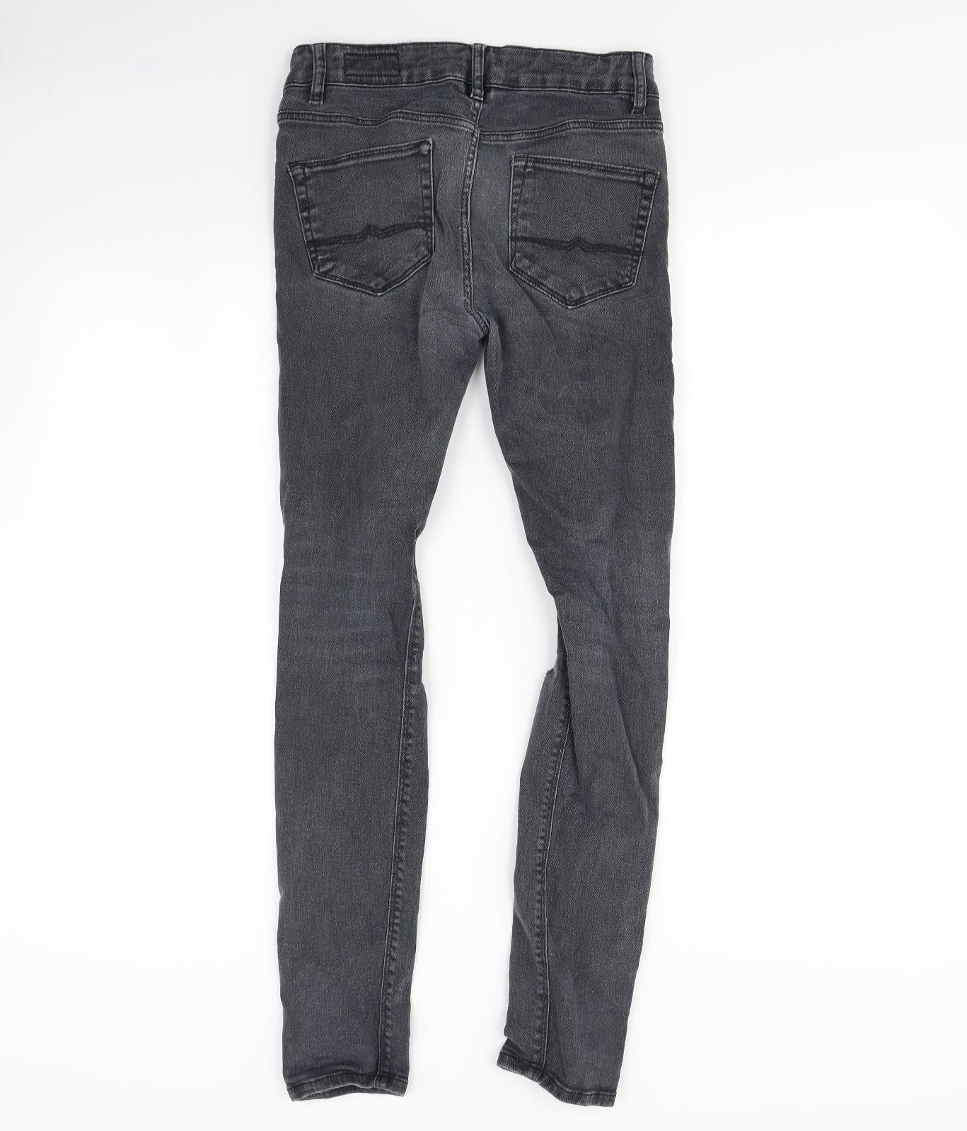 ASOS Womens Black   Straight Jeans Size 28 in L30 in