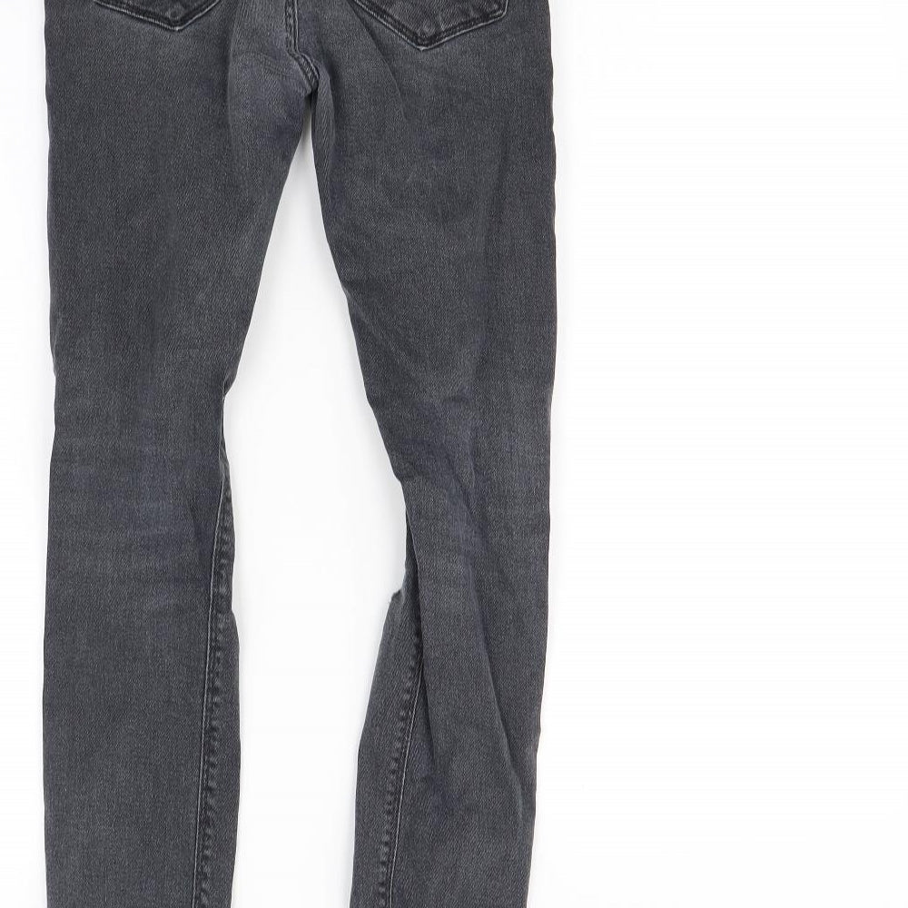 ASOS Womens Black   Straight Jeans Size 28 in L30 in