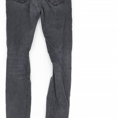 ASOS Womens Black   Straight Jeans Size 28 in L30 in