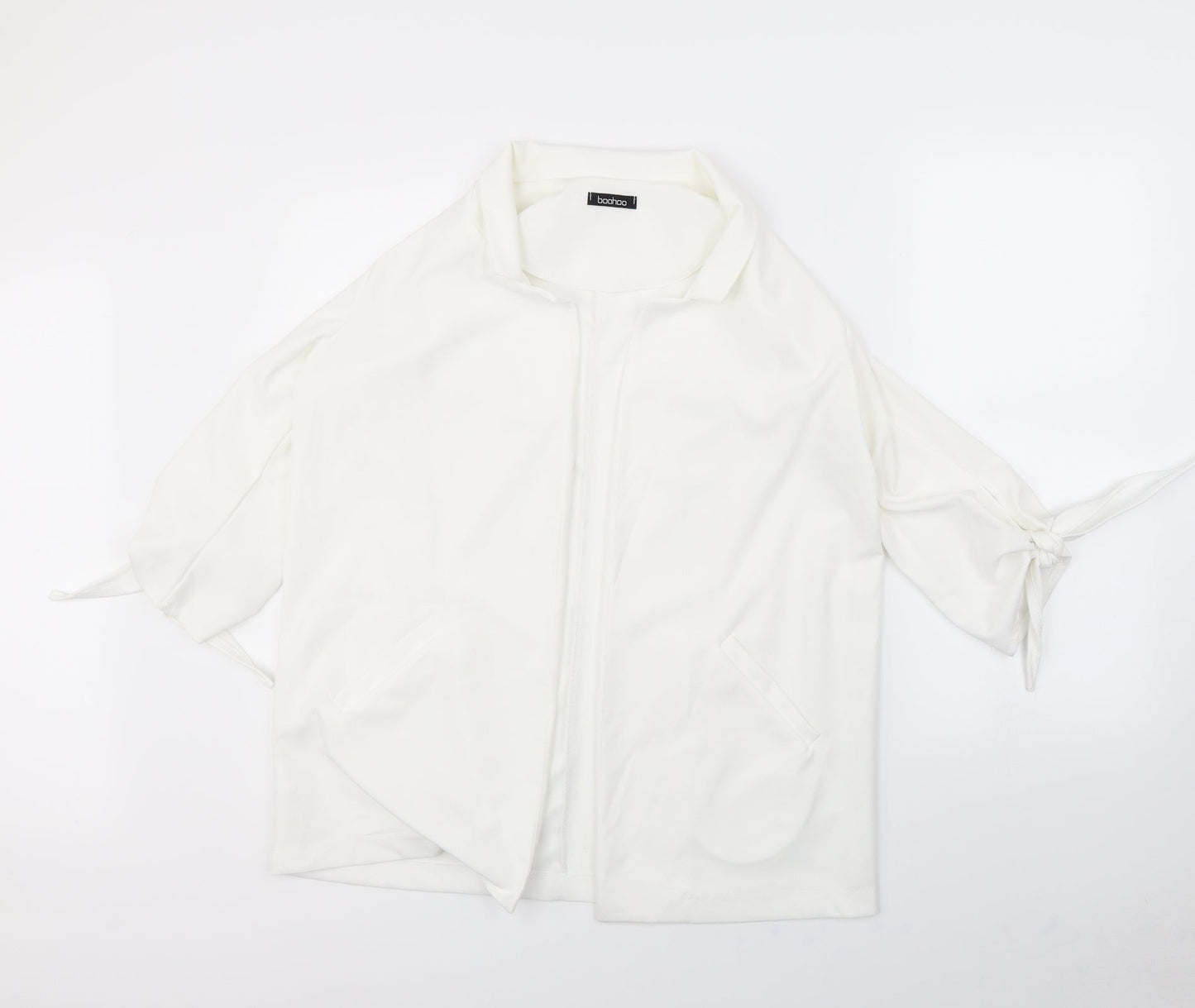 Boohoo Womens White   Jacket  Size 12