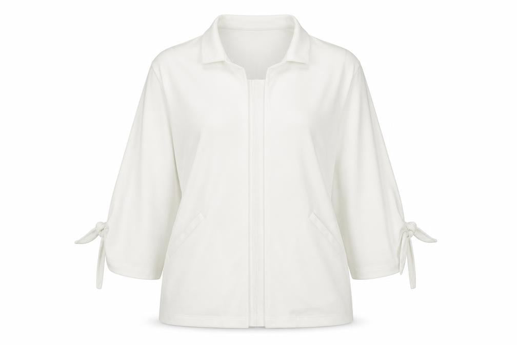 Womens UK Size 12 Boohoo White Jacket