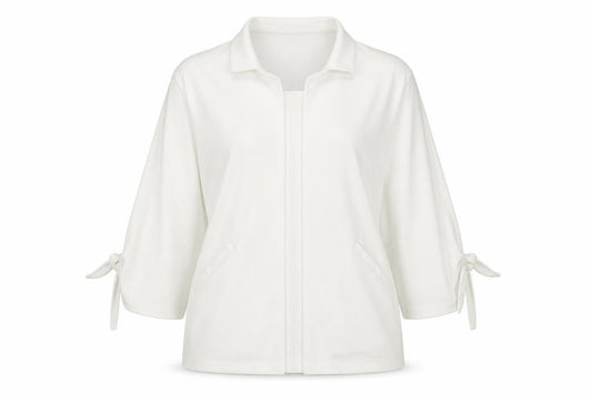 Womens UK Size 12 Boohoo White Jacket