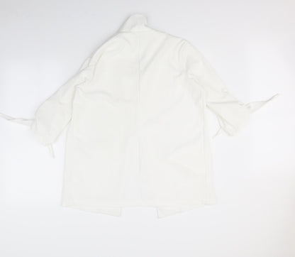 Boohoo Womens White   Jacket  Size 12