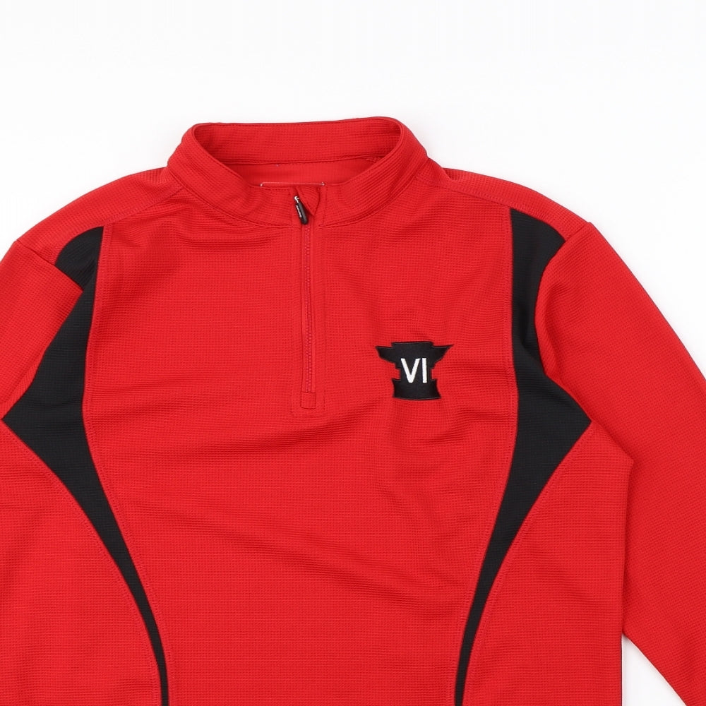 Mens UK Size S SPIRO Red Jacket