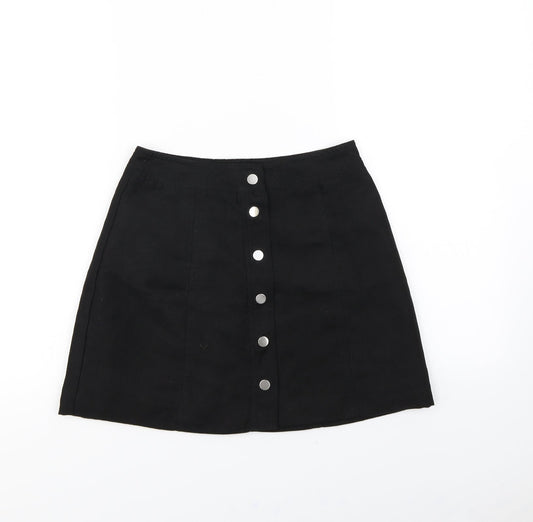 H&M Womens Black   Mini Skirt Size 6