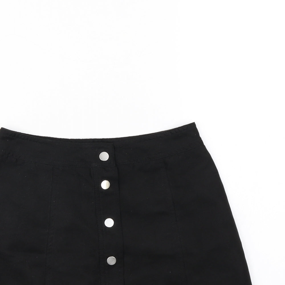 H&M Womens Black   Mini Skirt Size 6