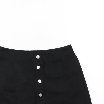 H&M Womens Black   Mini Skirt Size 6