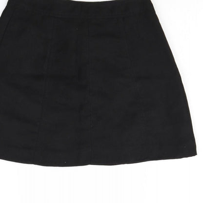 H&M Womens Black   Mini Skirt Size 6