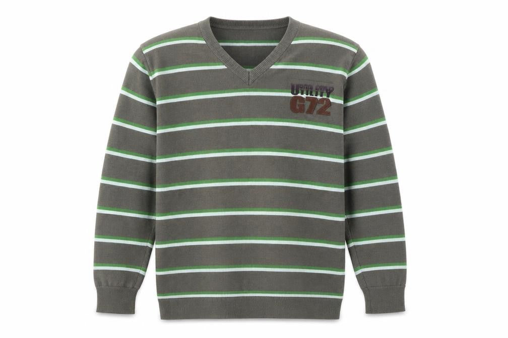 Cedarwood State Mens Brown Striped Pullover Jumper Size M