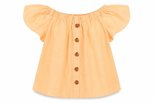 F&F Womens Orange   Basic Blouse Size 12