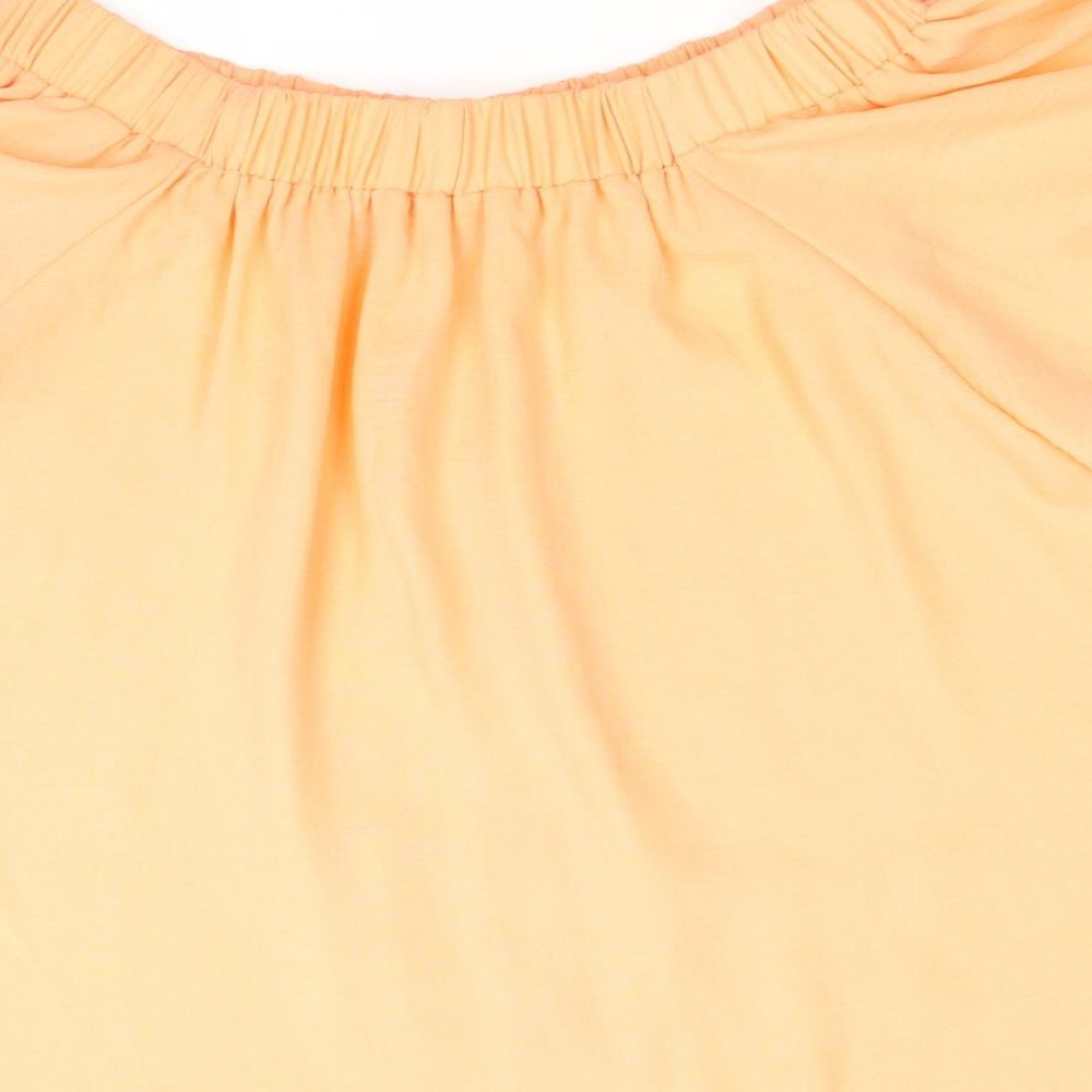 F&F Womens Orange   Basic Blouse Size 12
