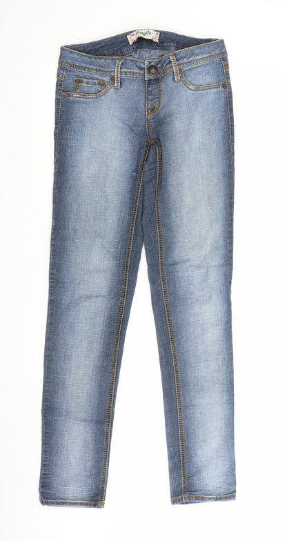 Fragile Womens Blue  Denim Jegging Jeans Size S L30.5 in