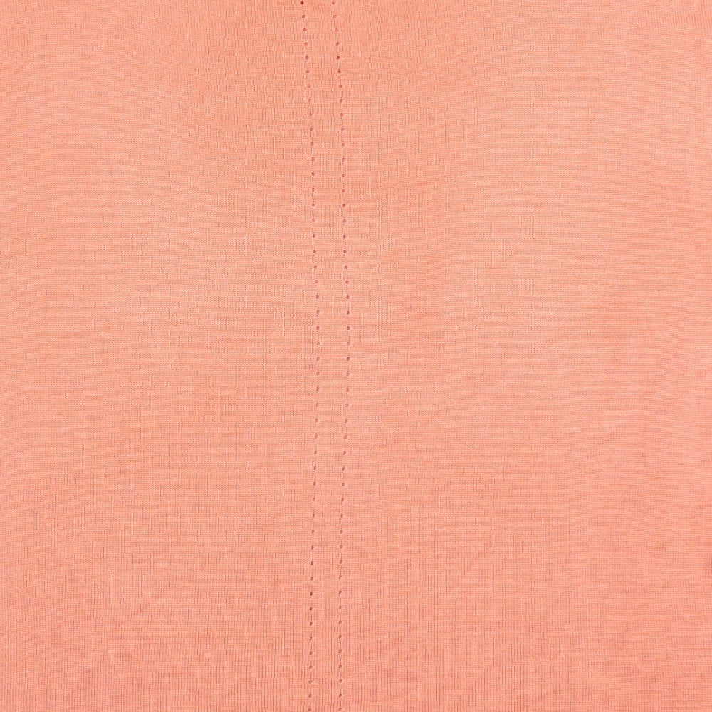 NEXT Womens Orange  Knit Pullover Jumper Size 14