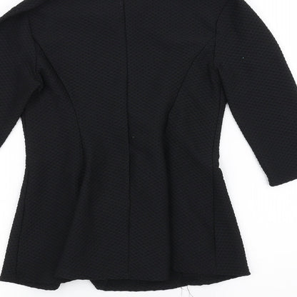 Womens UK Size 6 Atmosphere Black Basic T-Shirt