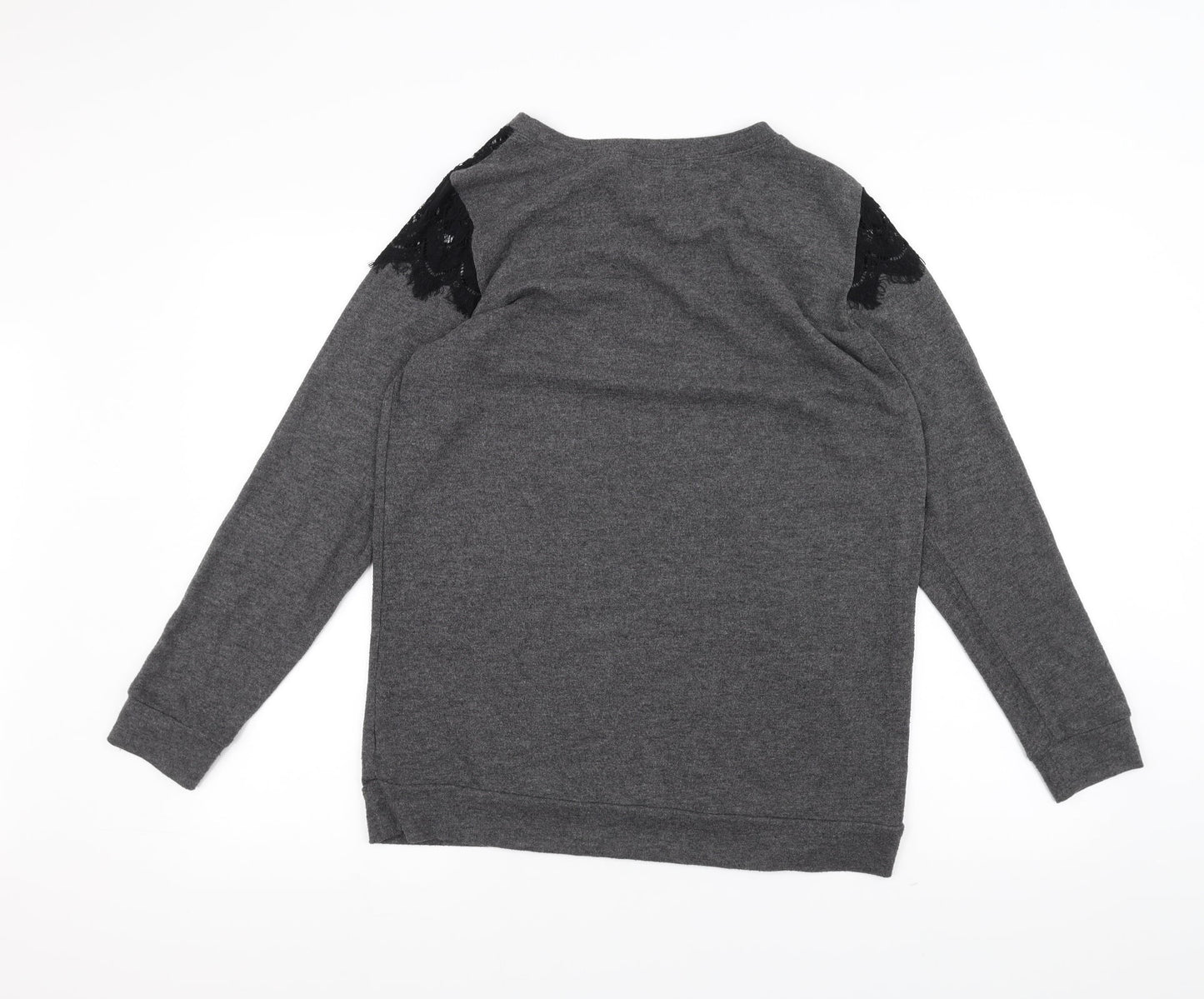 Gypsy Heart Womens Grey   Pullover Jumper Size M