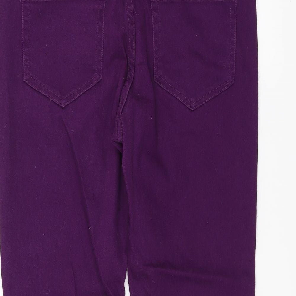 Cherokee Womens Purple   Straight Jeans Size 10 L24 in