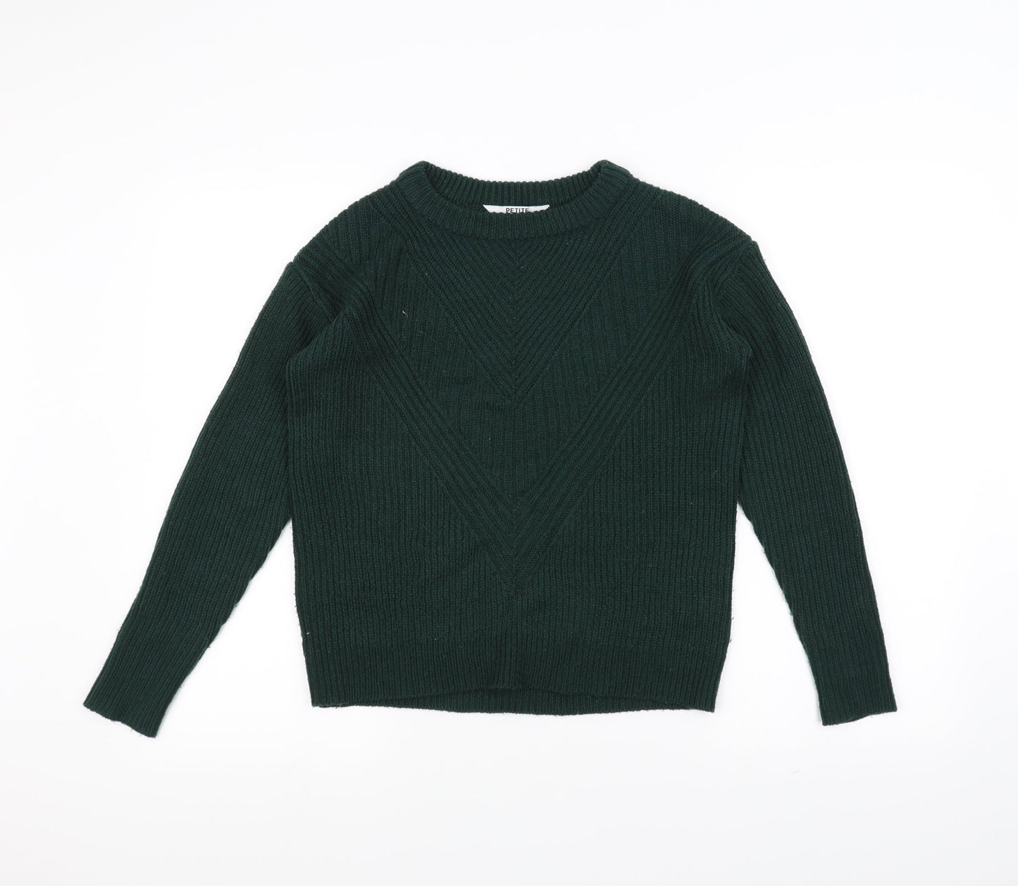 Dorothy Perkins Womens Green  Knit Pullover Jumper Size 8