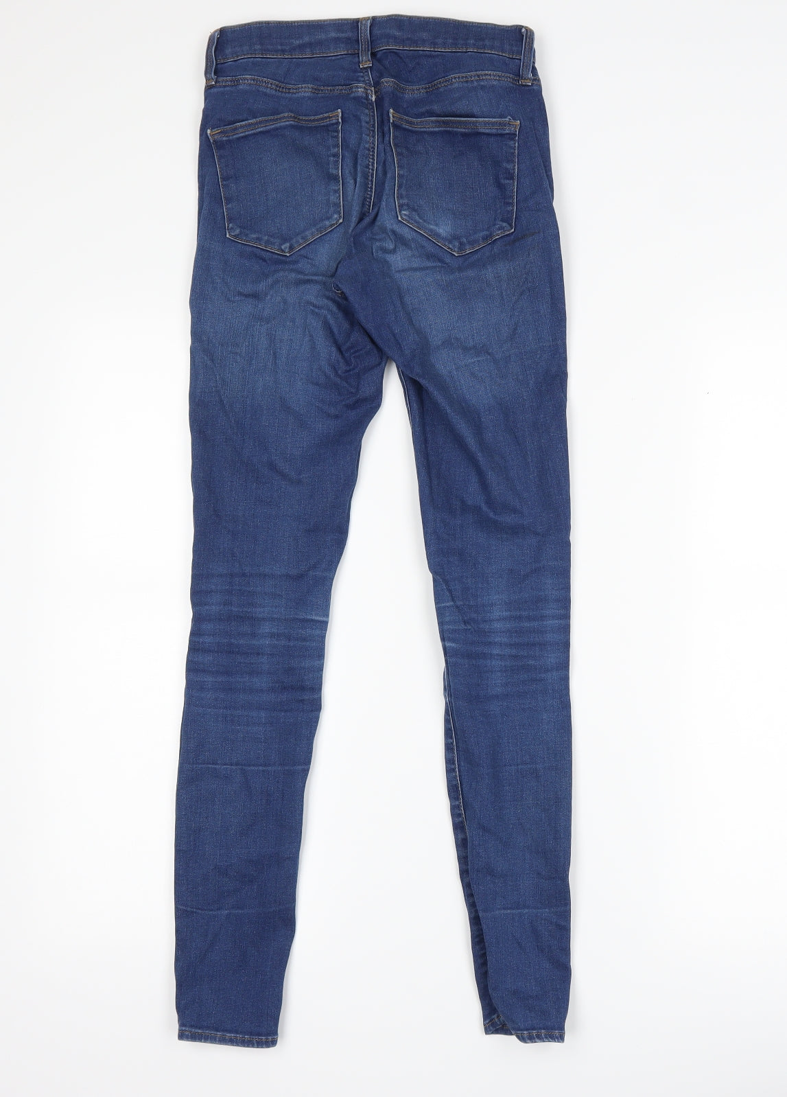 Topshop Womens Blue  Denim Skinny Jeans Size 25 in L32 in