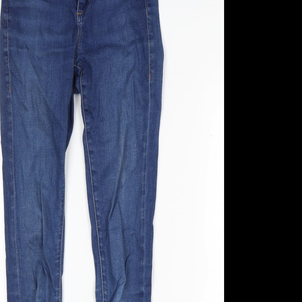 Topshop Womens Blue  Denim Skinny Jeans Size 25 in L32 in