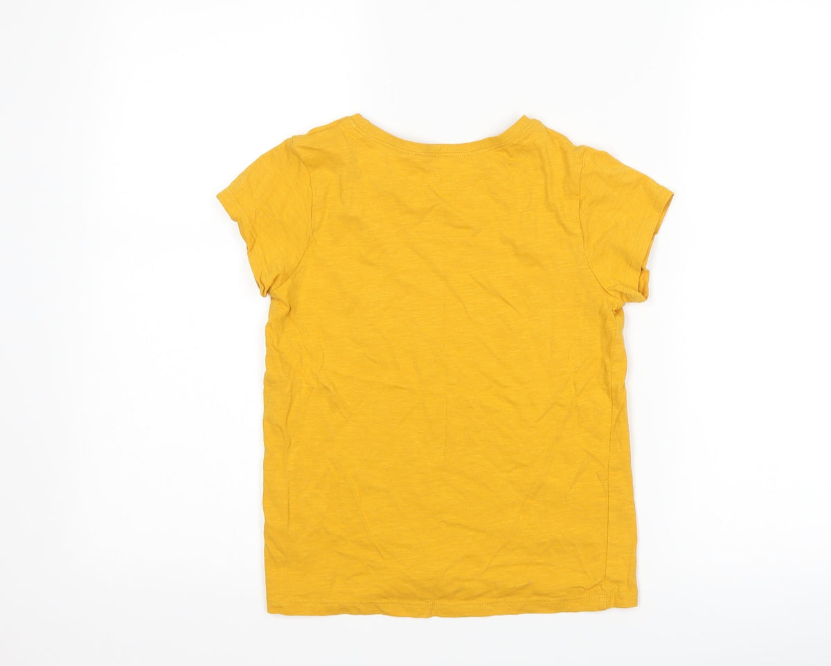 Next Boys Yellow   Basic T-Shirt Size 9 Years  - San Francisco