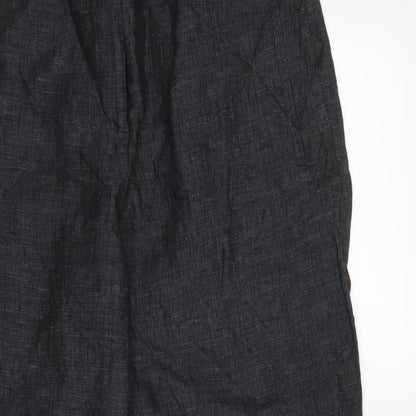 Womens UK Size 14 Marks and Spencer Regular Fit  Black Trousers