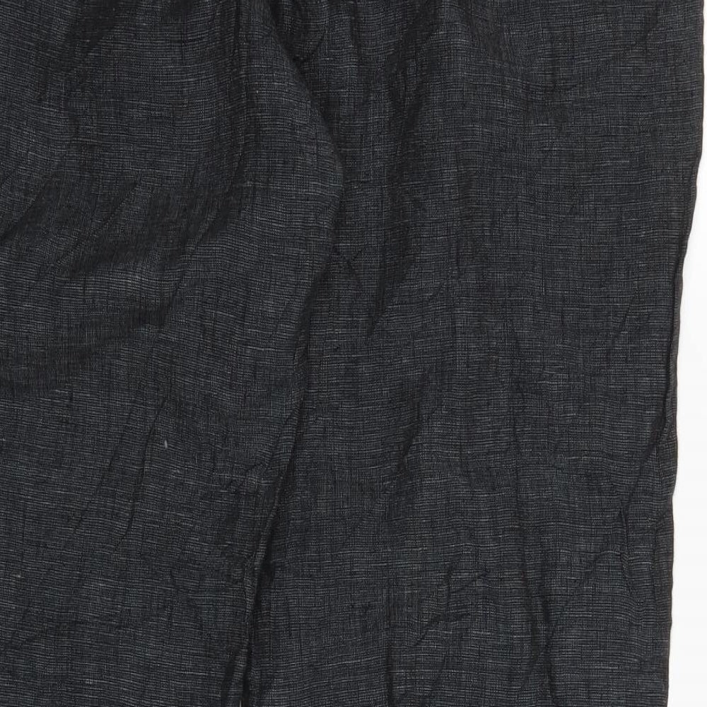 Womens UK Size 14 Marks and Spencer Regular Fit  Black Trousers