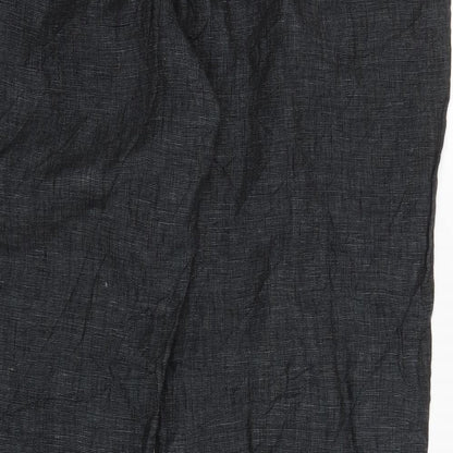 Womens UK Size 14 Marks and Spencer Regular Fit  Black Trousers