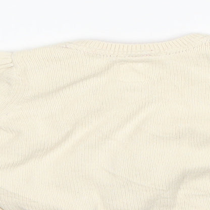 Gap Girls Beige   Pullover Jumper Size 3-6 Months  - love