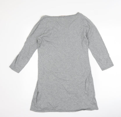 NEXT Womens Grey Floral  Bodycon  Size 12