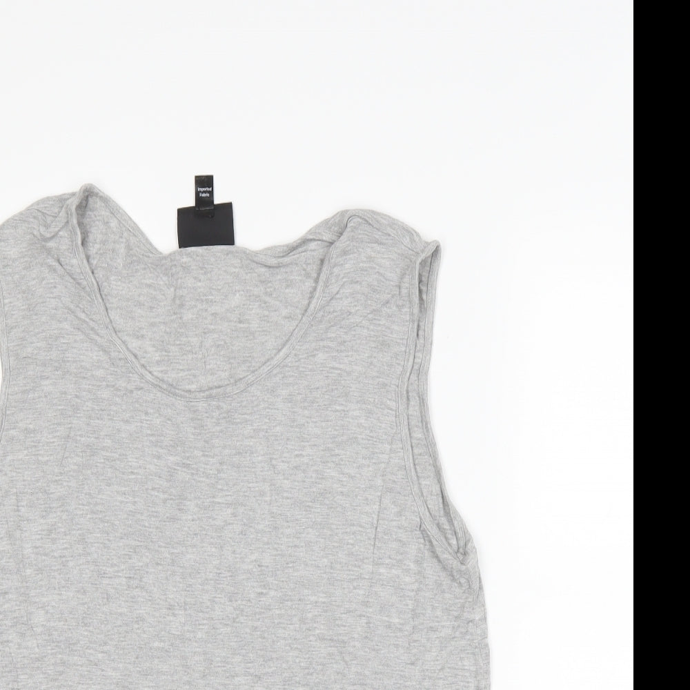 Antthony Womens Grey   Basic Tank Size L