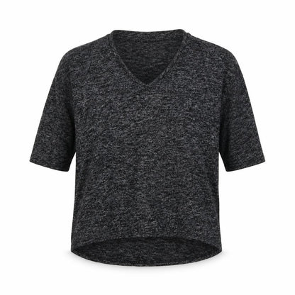 Womens UK Size XS New Look Black Basic T-Shirt