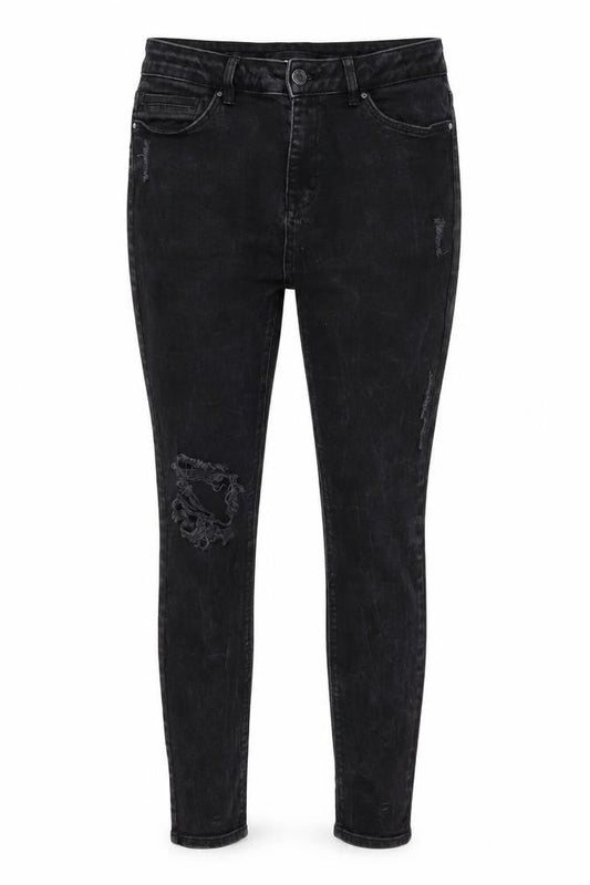 Womens UK Size 12 Very Regular Fit Skinny Black Jeans