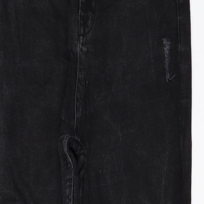 Very Womens Black  Denim Skinny Jeans Size 12 L27 in