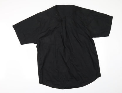 Kustom Kit Mens Black    Button-Up Size 16