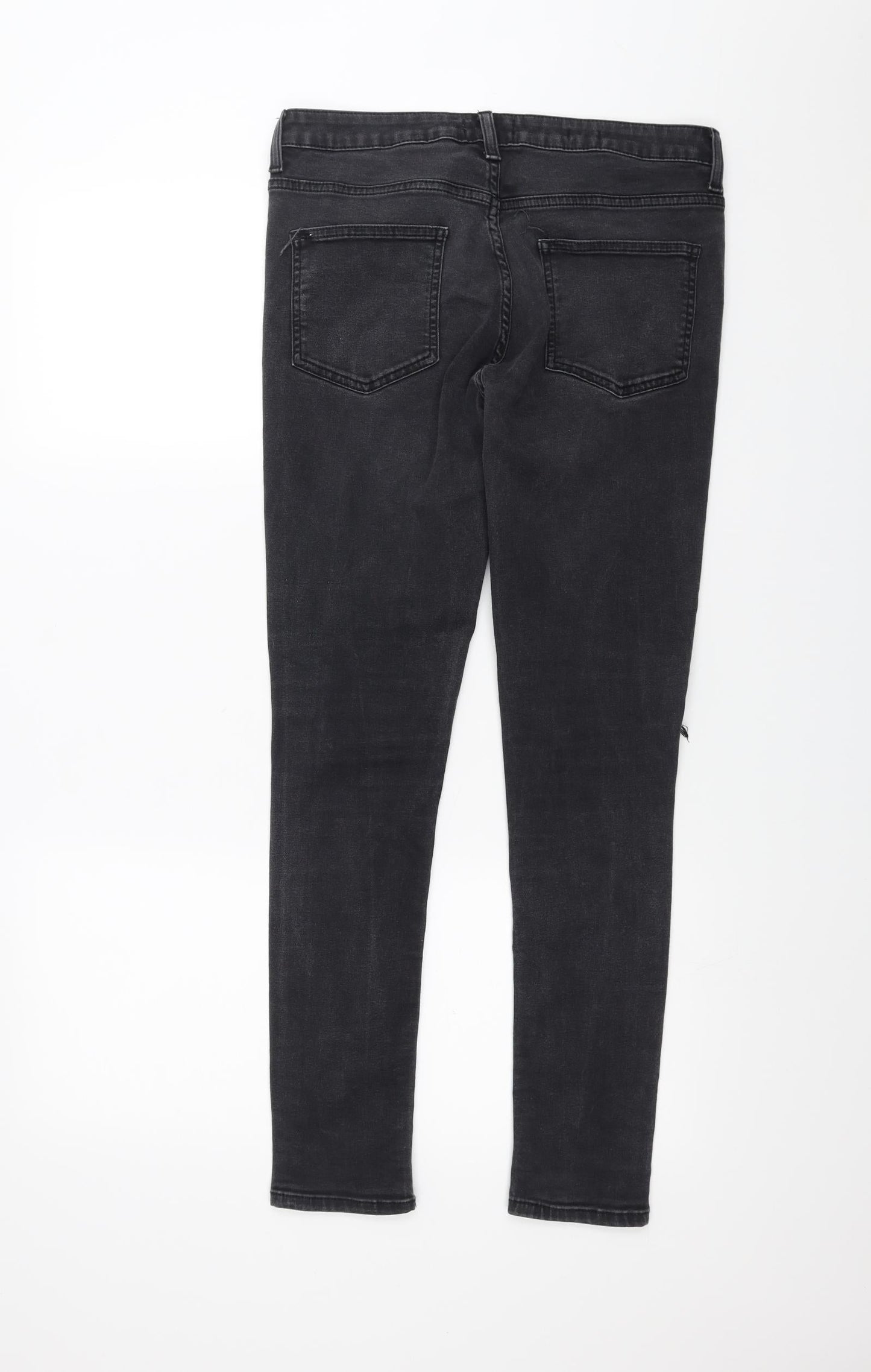 Womens UK Size 34 in Topman Extra-Slim Fit Skinny Grey Jeans