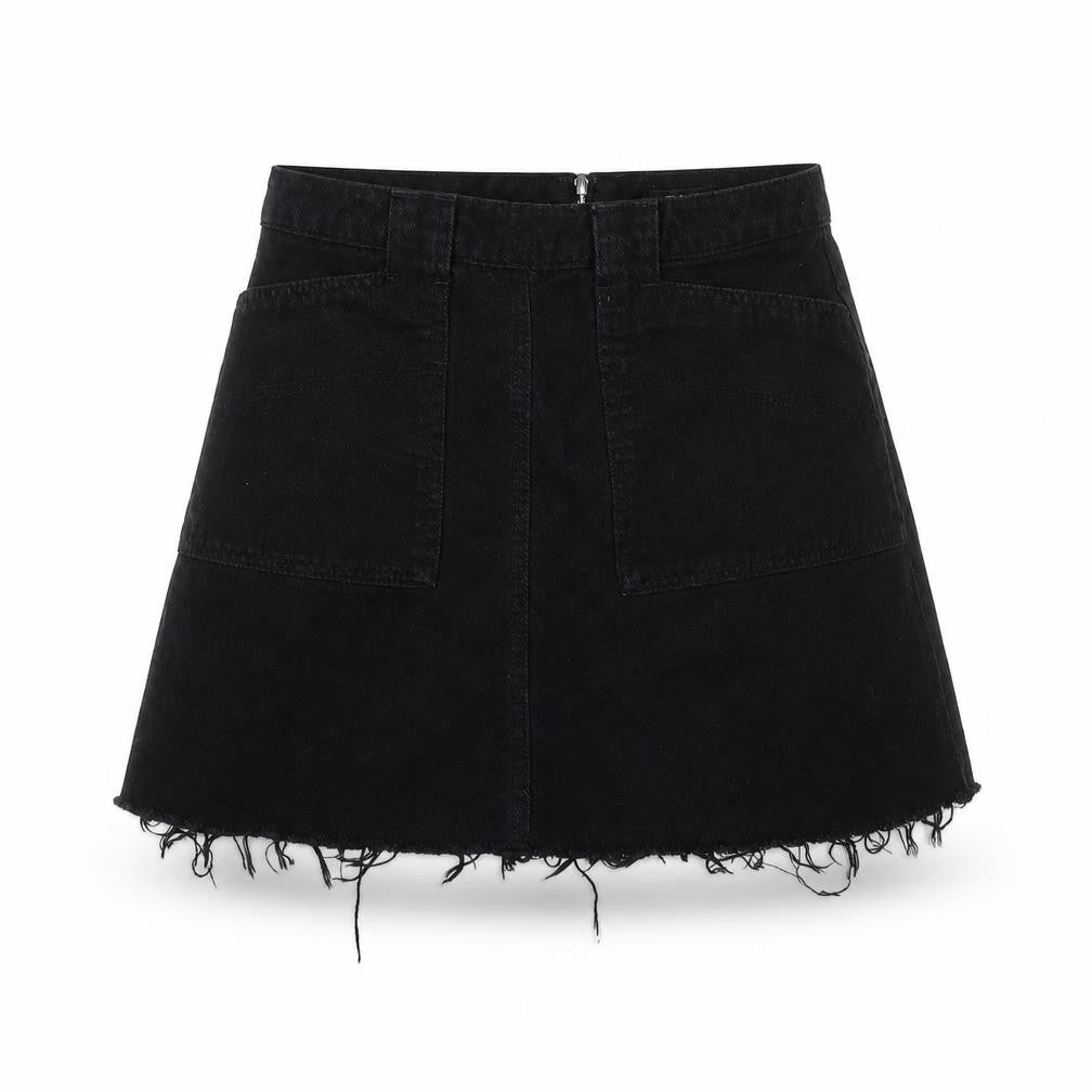 Womens UK Size M BDG A-Line Denim Skirt